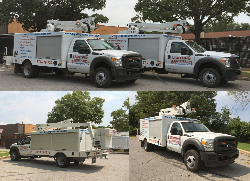 Altec bucket trucks with 48’ reach