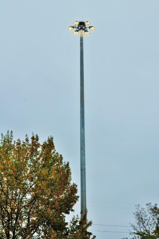 high mast pole lighting