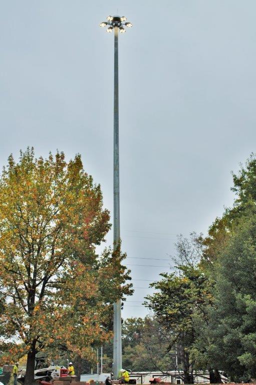 high mast pole lighting