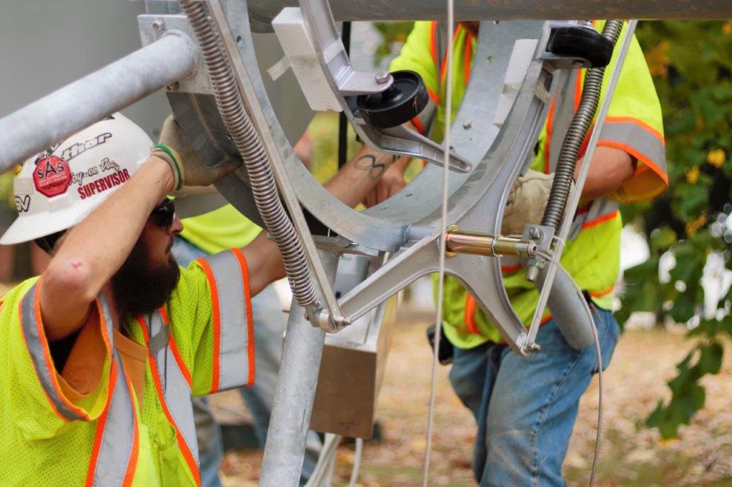 high mast pole lighting