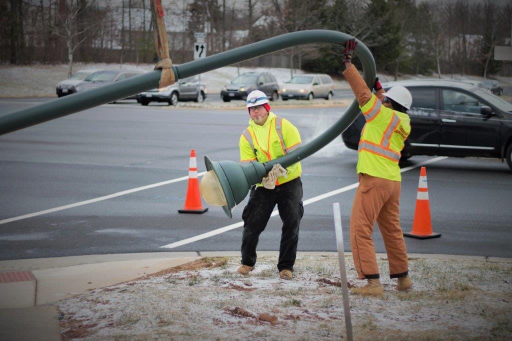 street light pole lighting