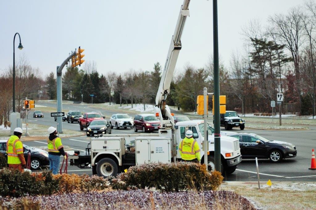 street light pole lighting