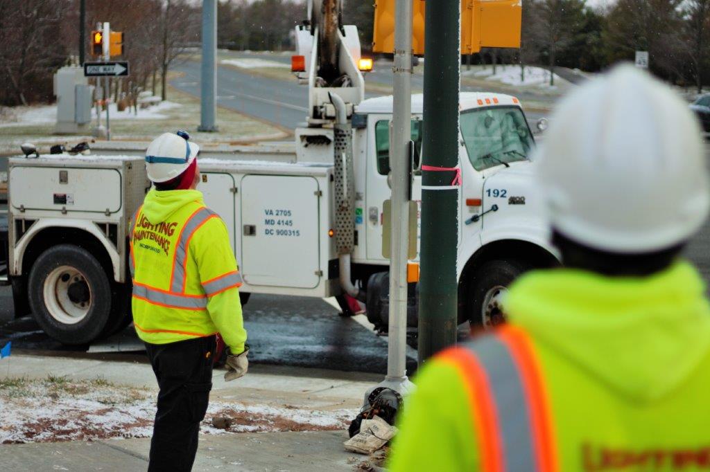 street light pole lighting