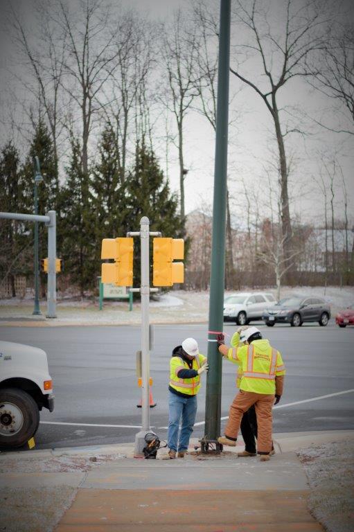 street light pole lighting