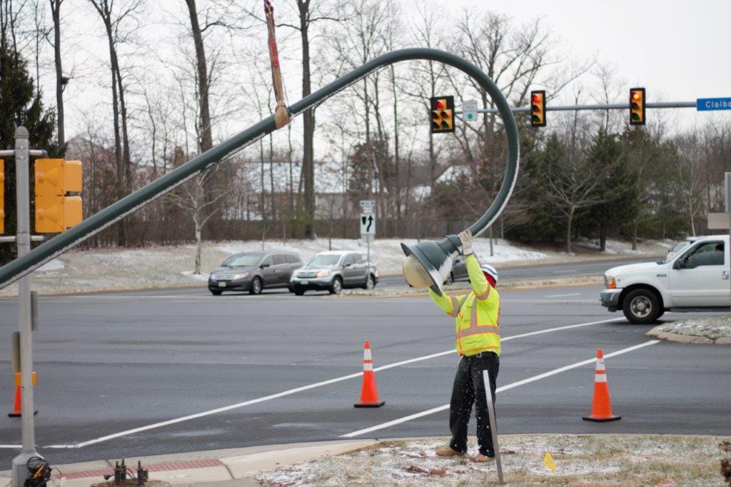 street light pole lighting